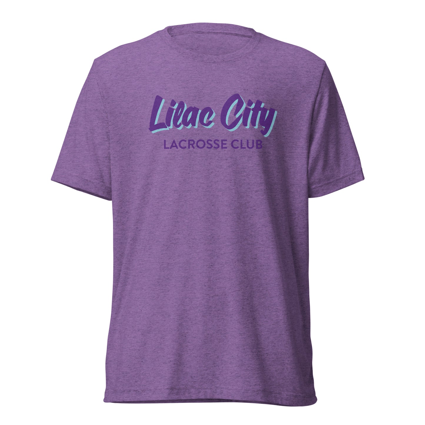 Adult Lilac City Lacrosse Bella + Canvas Tri-Blend T-shirt