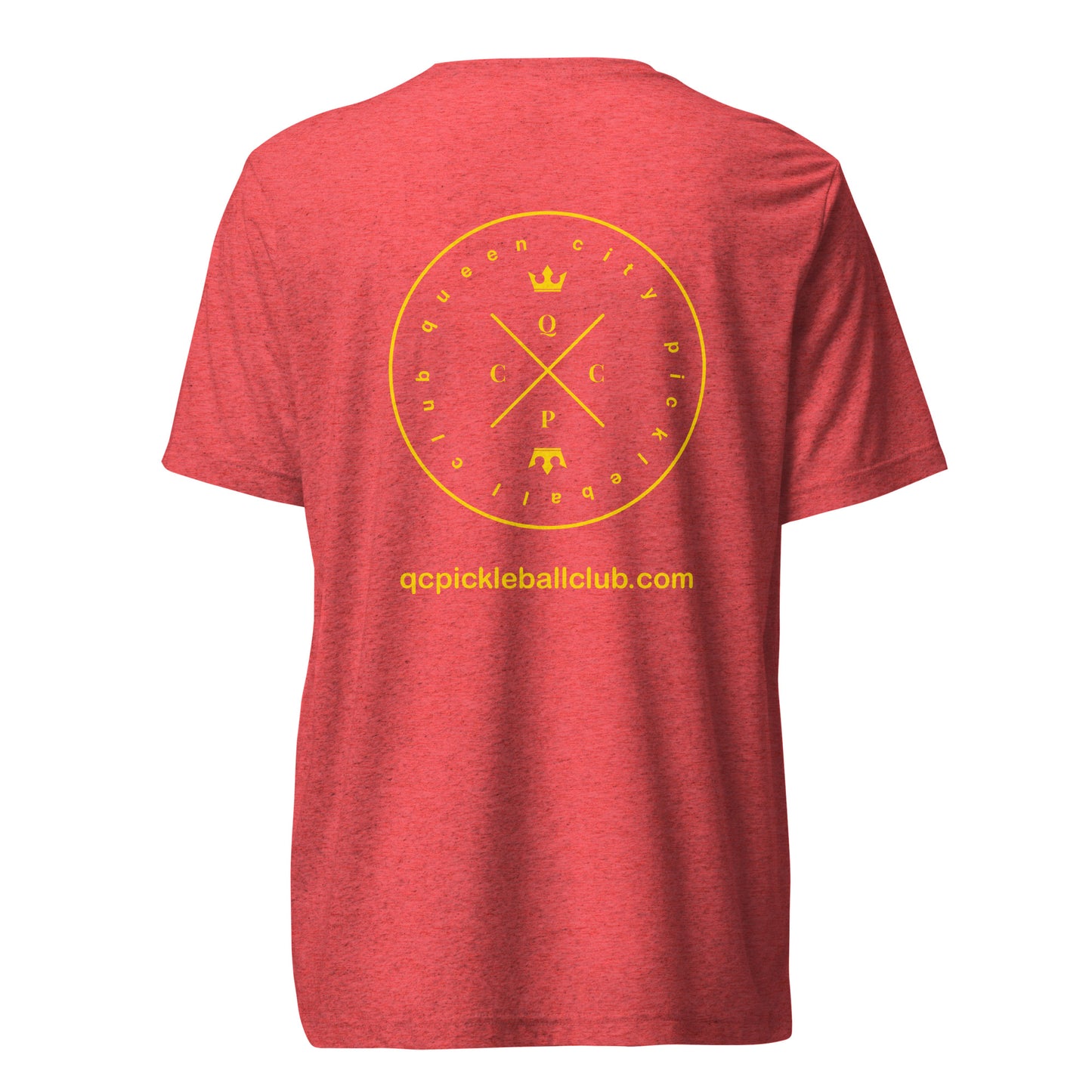 Adult QC Pickleball Bella + Canvas Tri-Blend T-Shirt