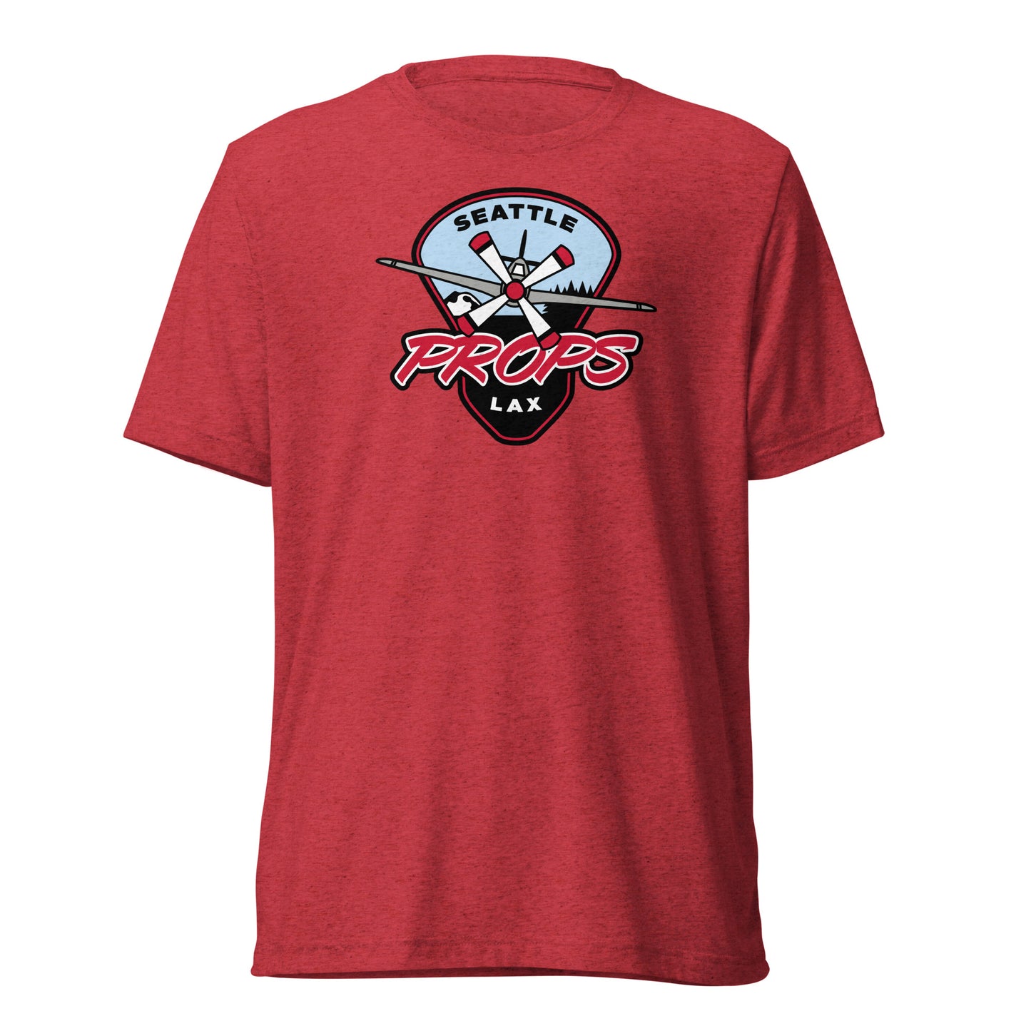 Adult Seattle Props Lacrosse Bella + Canvas Tri-Blend T-Shirt