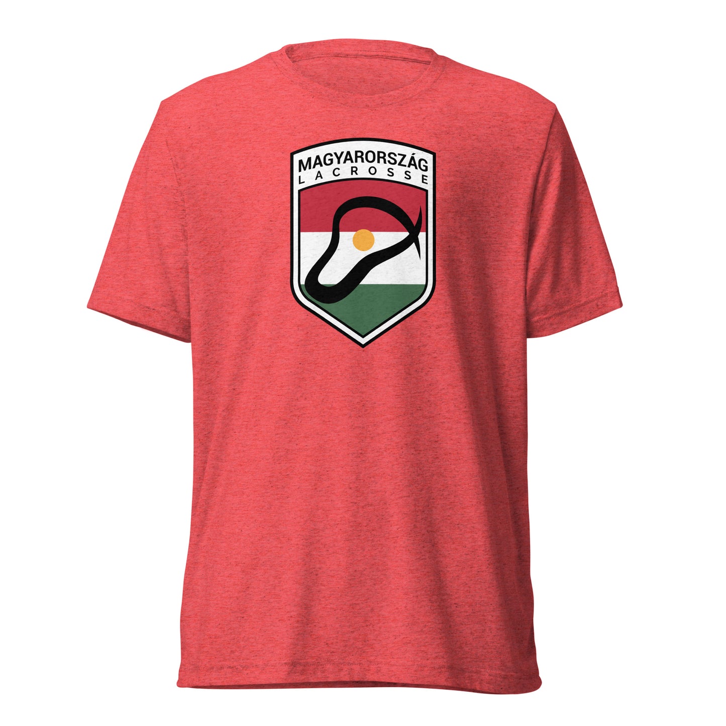 Adult Hungary Lacrosse Bella + Canvas Tri-Blend T-Shirt