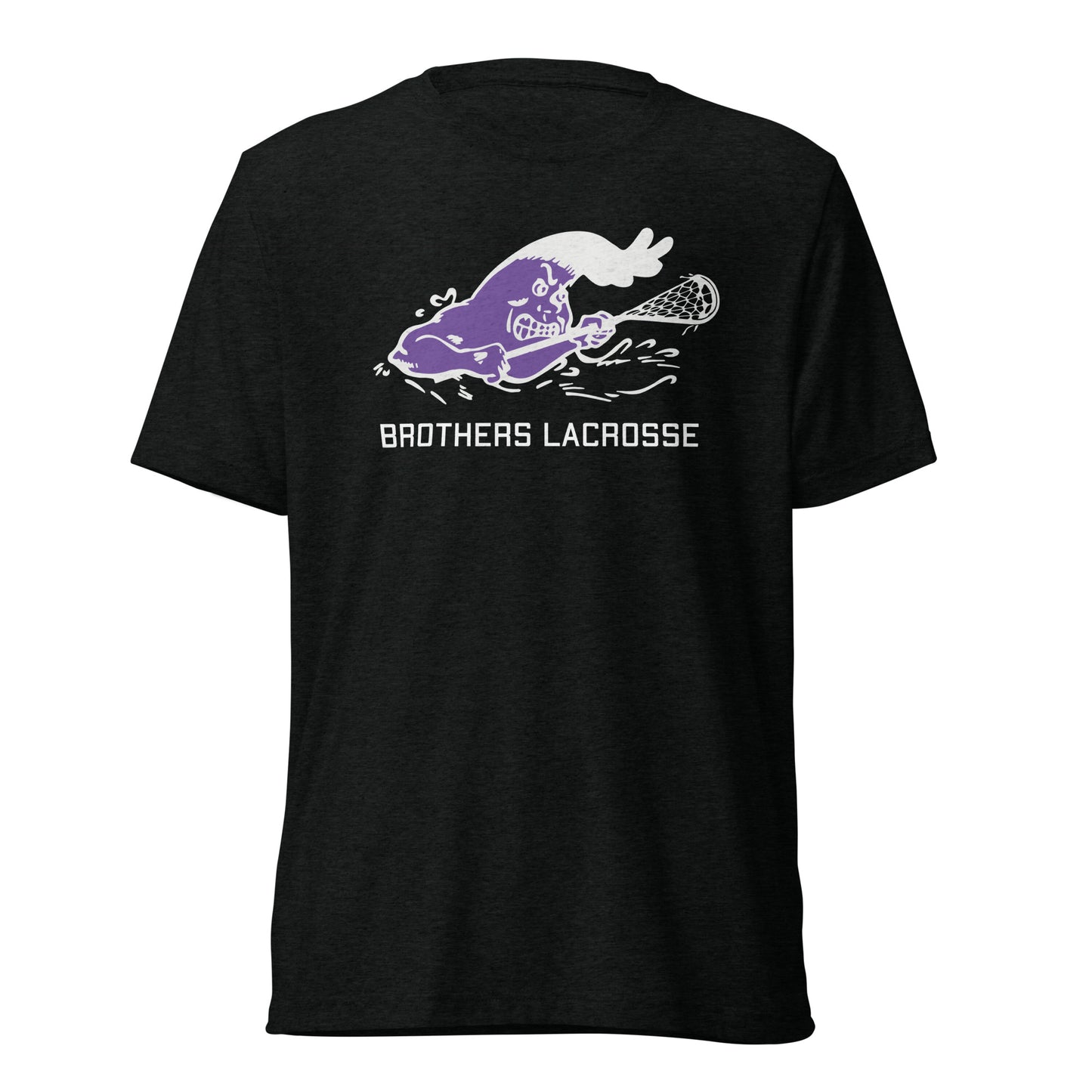 Adult Purple Wave Lacrosse Bella + Canvas Tri-Blend Tee