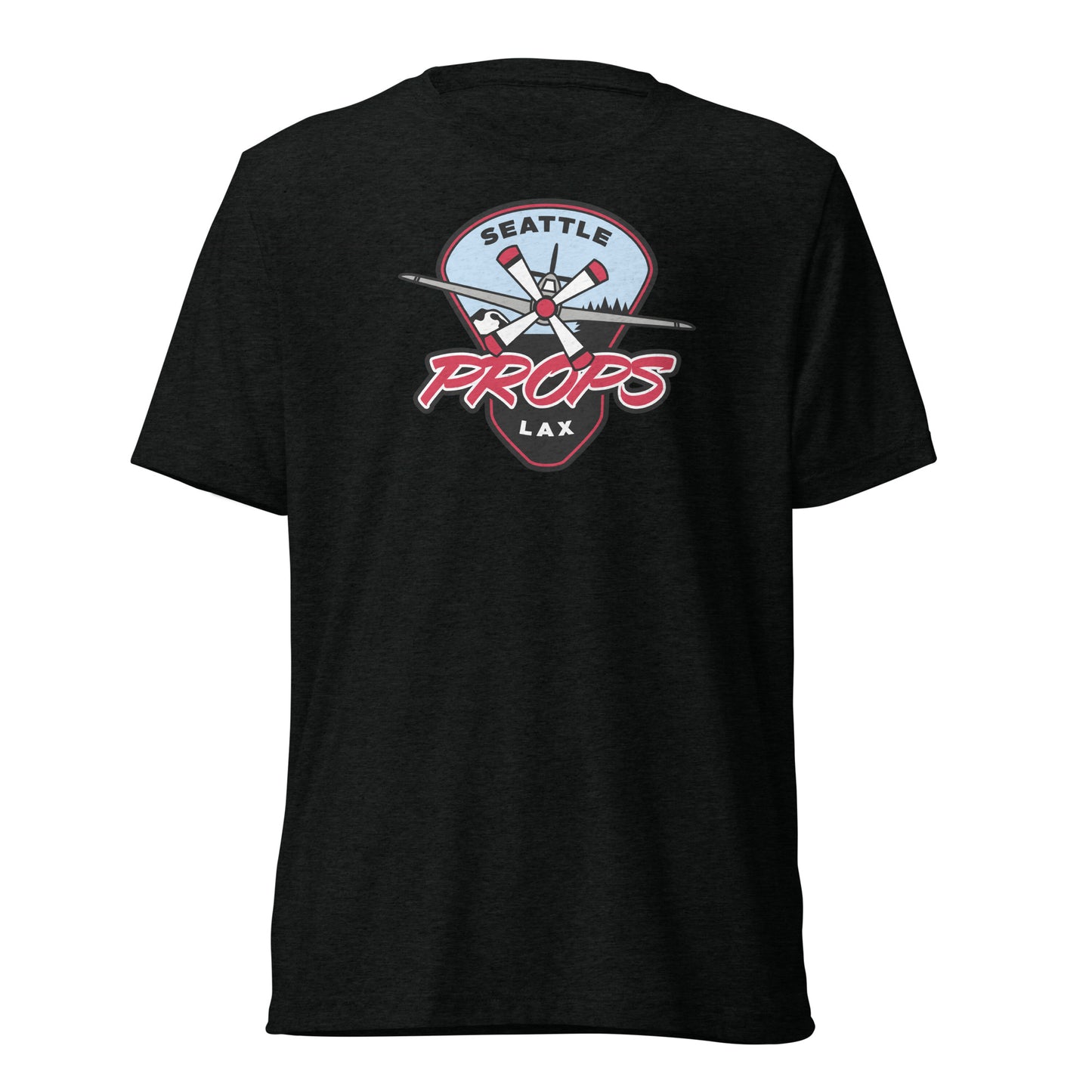 Adult Seattle Props Lacrosse Bella + Canvas Tri-Blend T-Shirt