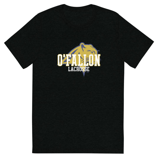 Adult O'Fallon Lacrosse Bella + Canvas Tri-Blend T-Shirt