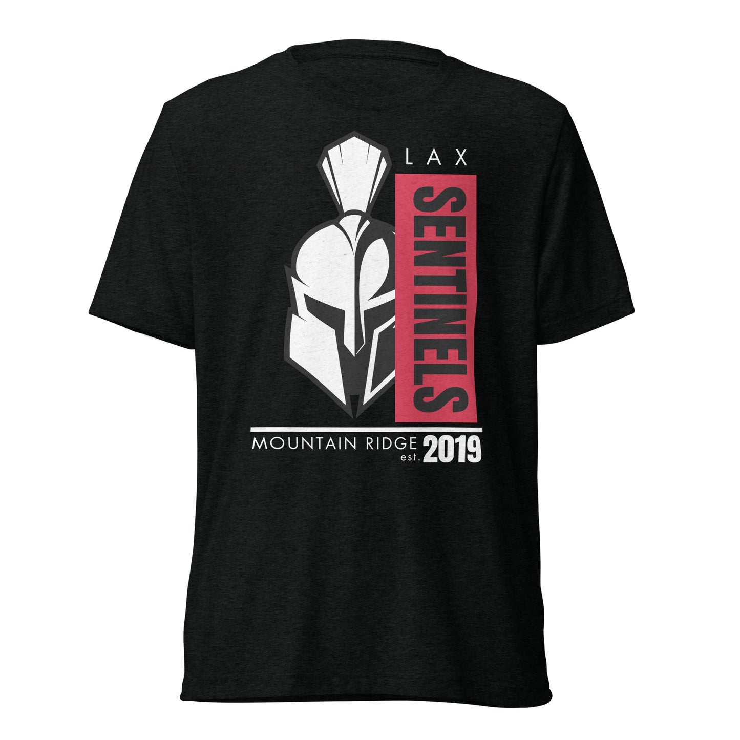 Adult Mountain Ridge Sentinels Lacrosse Bella + Canvas Tri-Blend T-Shirt