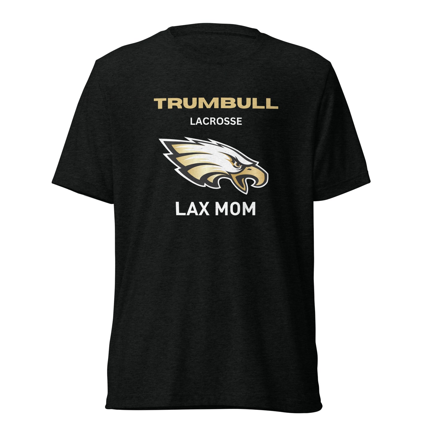 Adult Trumbull Lacrosse Bella + Canvas Tri-Blend T-shirt | Lax Mom