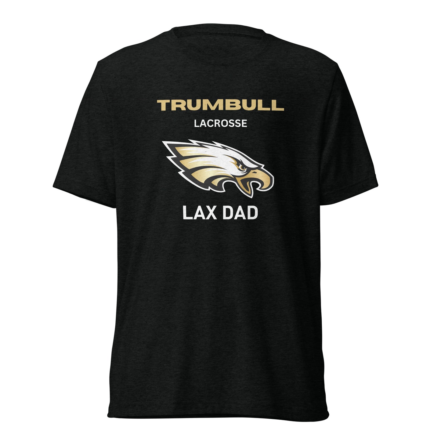 Adult Trumbull Lacrosse Bella + Canvas Tri-Blend T-shirt | Lax Dad
