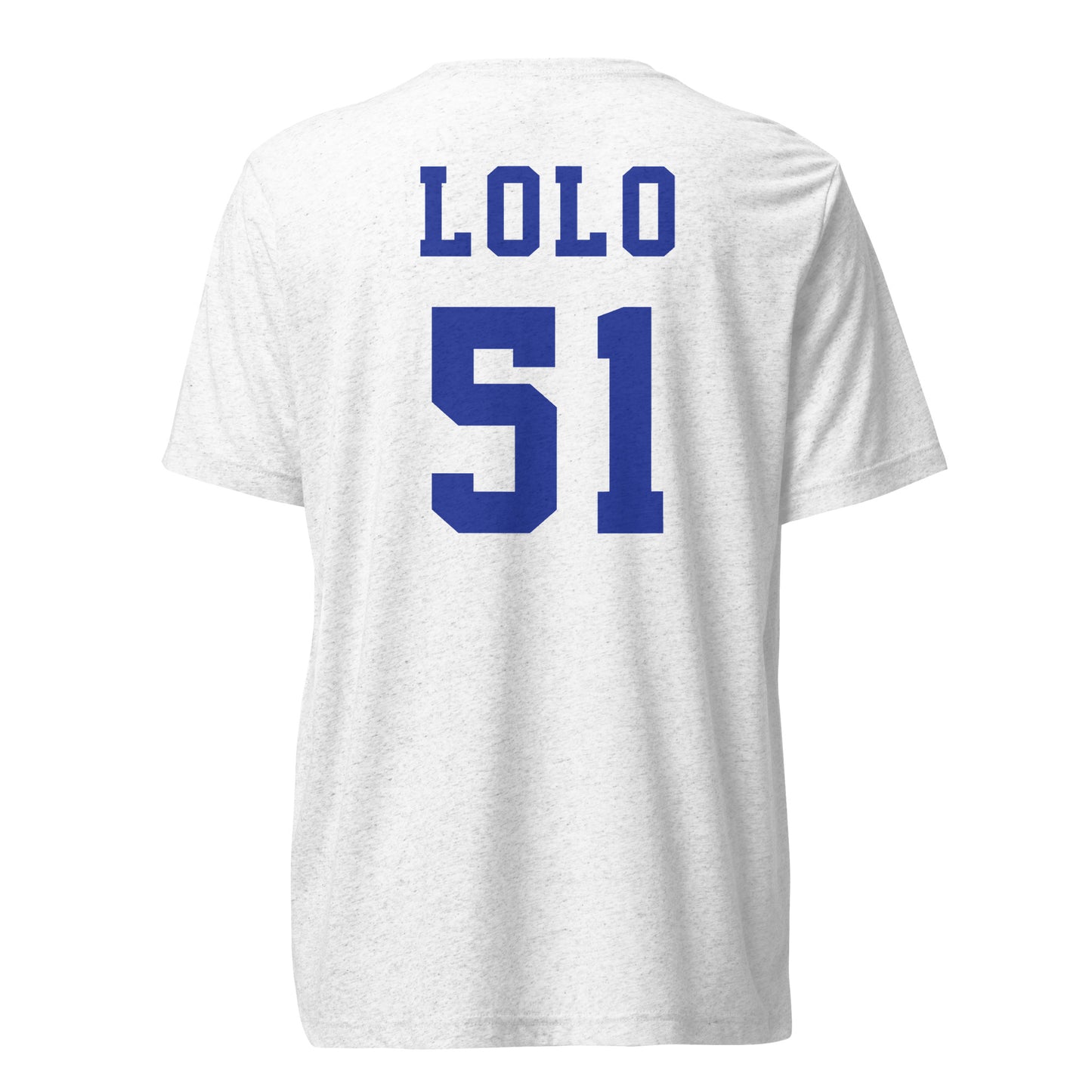 Adult Hopkins Lacrosse Bella + Canvas Tri-Blend T-shirt - LOLO 51