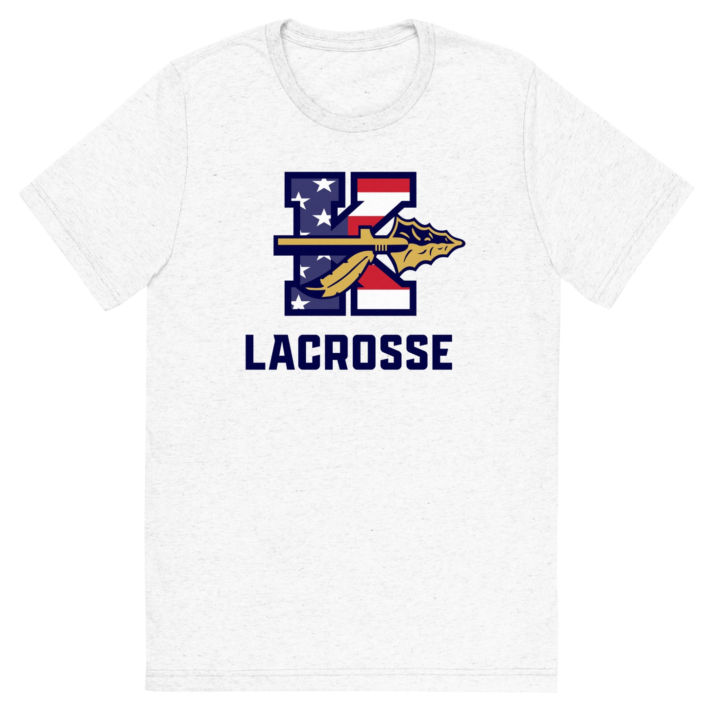 Adult Keller Lacrosse USA Bella + Canvas Tri-Blend T-Shirt