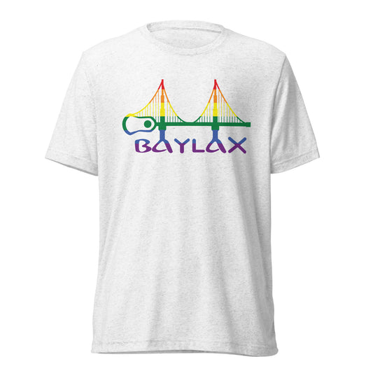 Adult BayLax Pride Bella + Canvas Tri-Blend Tee