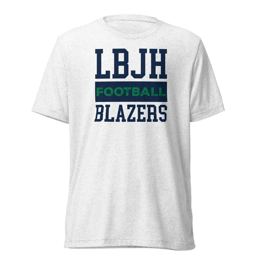 Adult LBJH Bella + Canvas Tri-Blend T-Shirt | Football