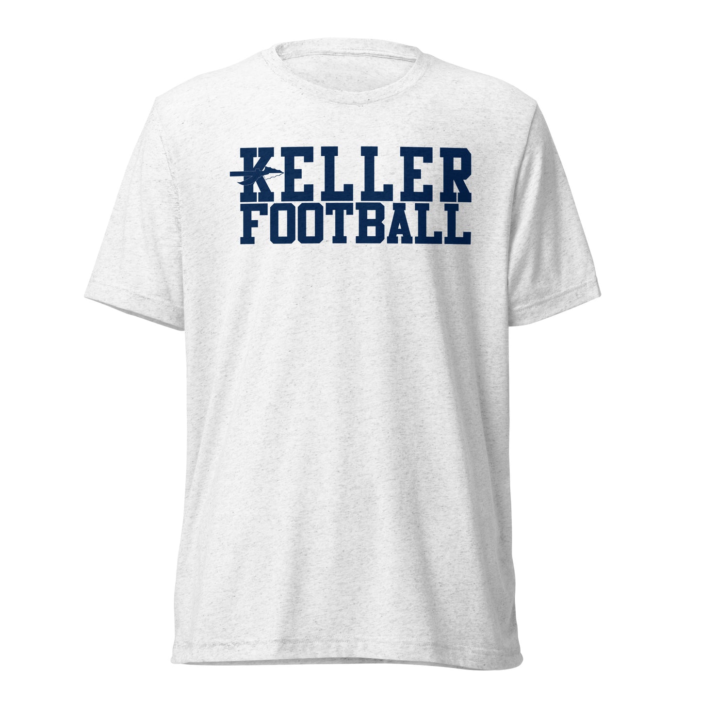 Adult Keller Football Tri-Blend T-Shirt