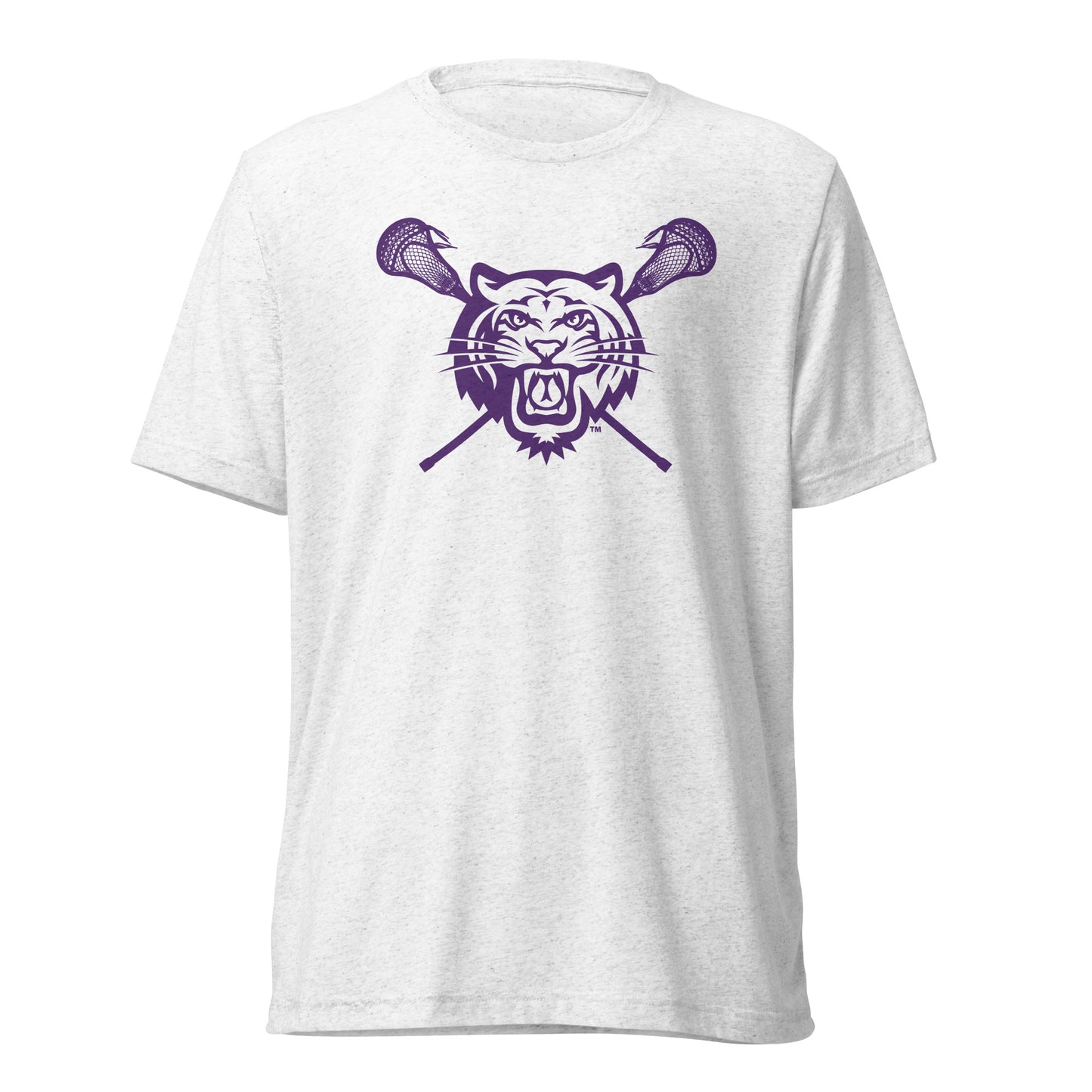 Adult Tiger Lax Bella + Canvas Tri-Blend T-Shirt