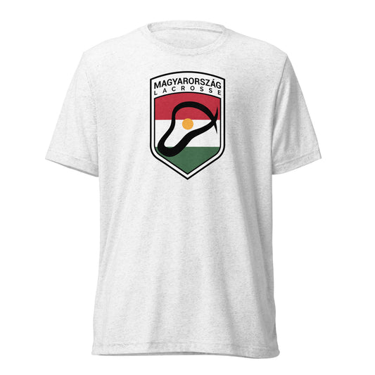 Adult Hungary Lacrosse Bella + Canvas Tri-Blend T-Shirt