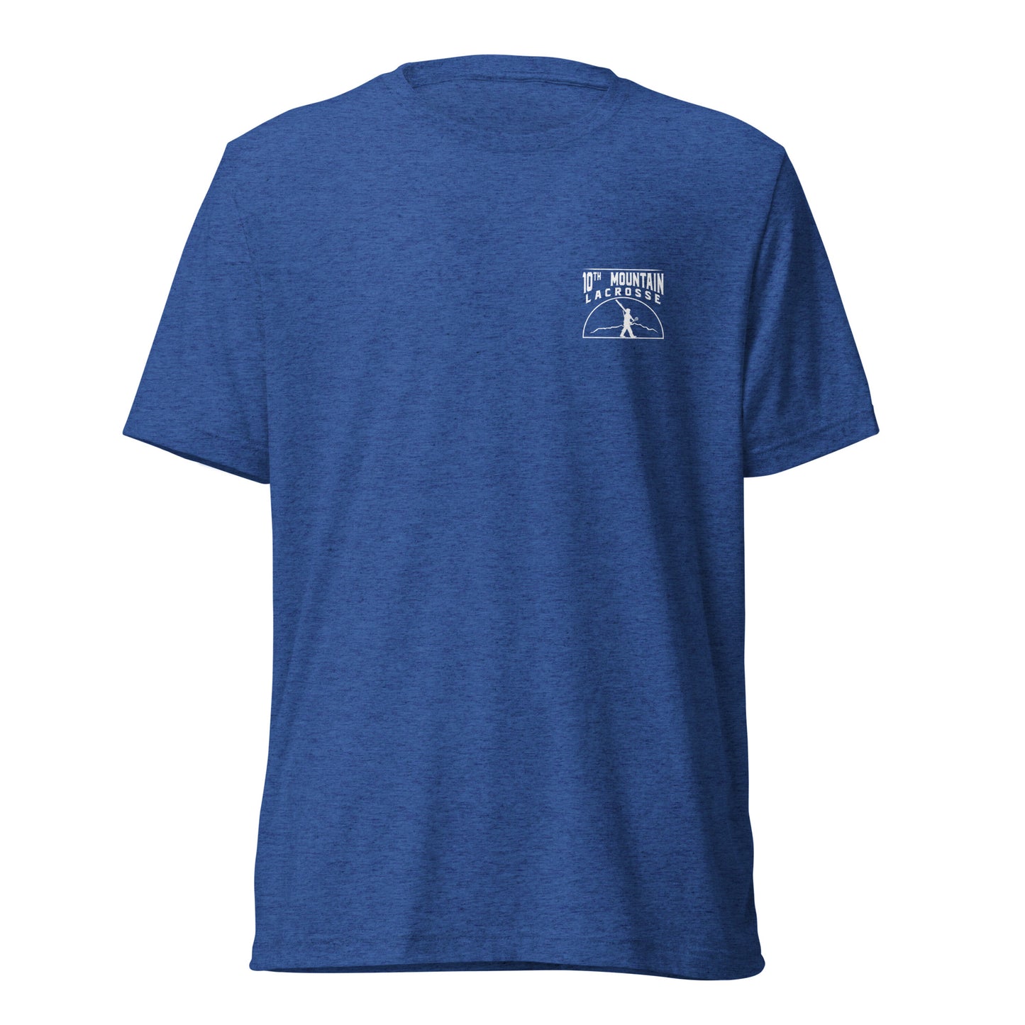 Adult 10th Mountain Lacrosse Bella + Canvas Tri-Blend T-Shirt