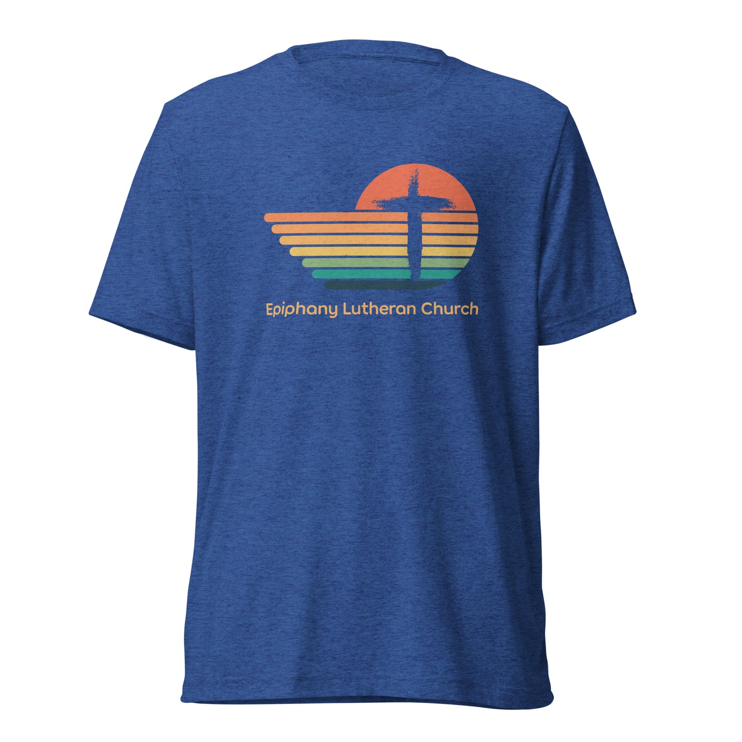 Adult Epiphany Lutheran Church Bella + Canvas Tri-Blend T-shirt