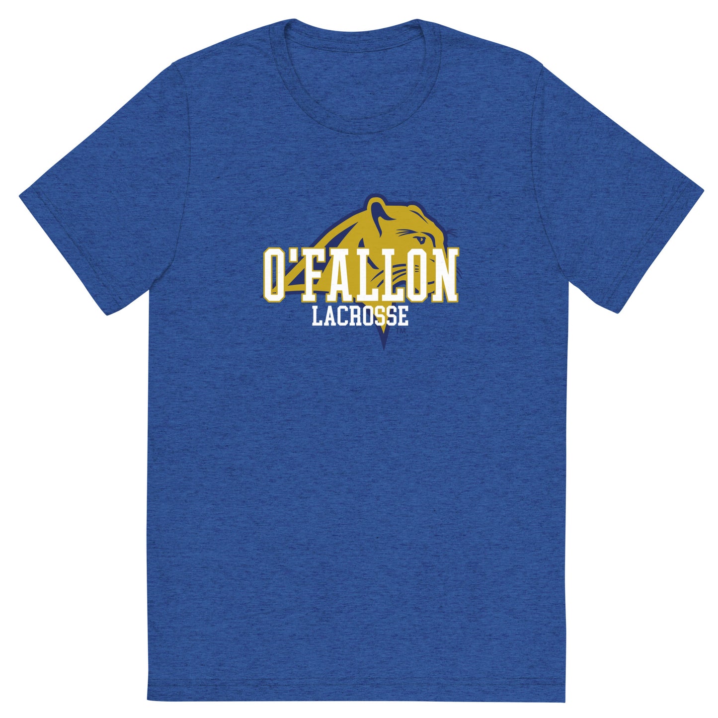 Adult O'Fallon Lacrosse Bella + Canvas Tri-Blend T-Shirt
