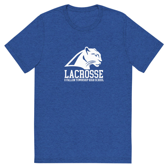 Adult O'Fallon Lacrosse Bella + Canvas Tri-Blend T-Shirt
