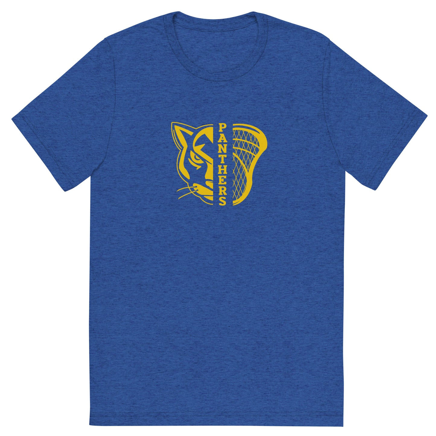 Adult Panthers Lacrosse Bella + Canvas Tri-Blend T-Shirt