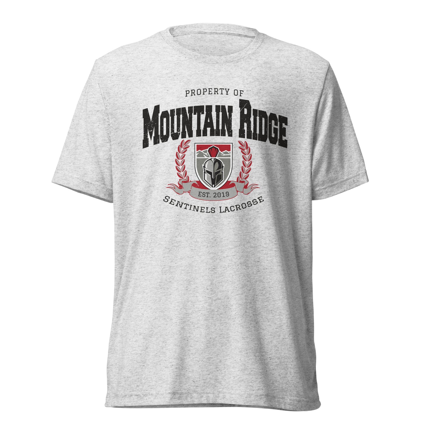 Adult Mountain Ridge Lacrosse Bella+Canvas Tri-Blend T-shirt