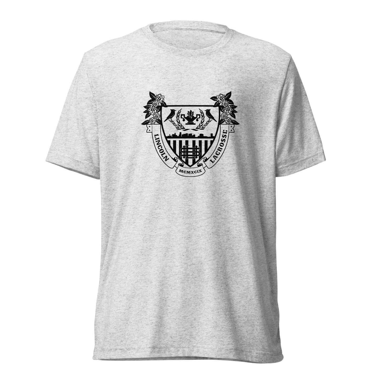 Adult Lincoln Lacrosse Bella + Canvas Tri-Blend T-shirt