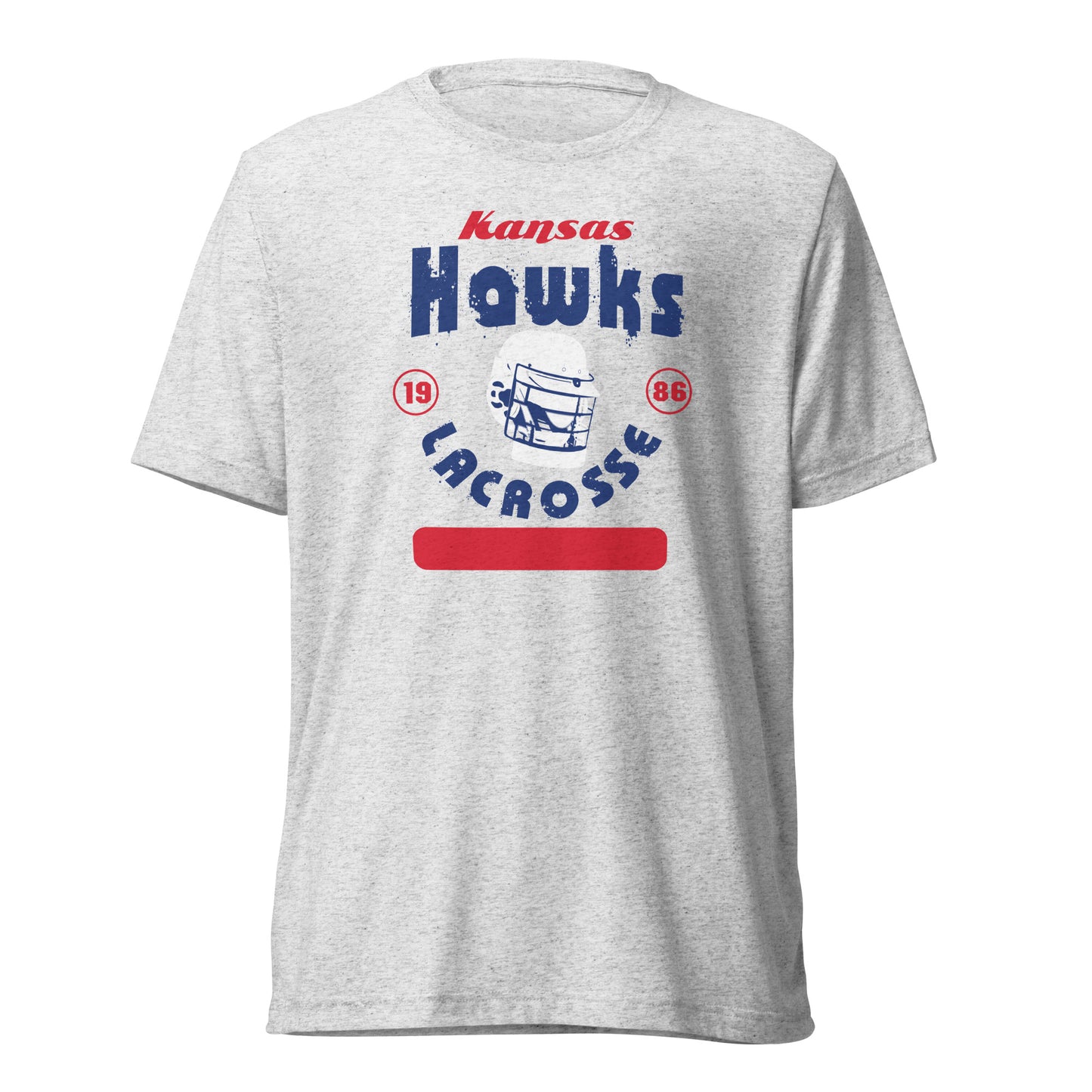 Adult KU Club Lacrosse Bella + Canvas Tri-Blend T-Shirt