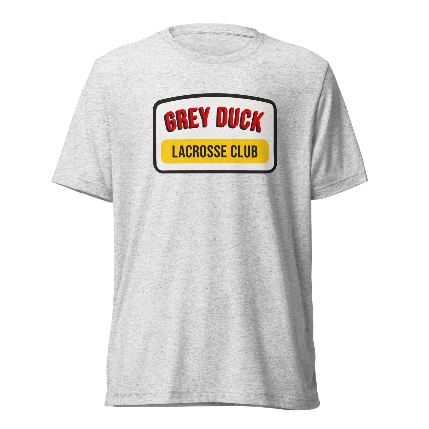 Adult Grey Duck Lacrosse Bella + Canvas Tri-Blend T-shirt