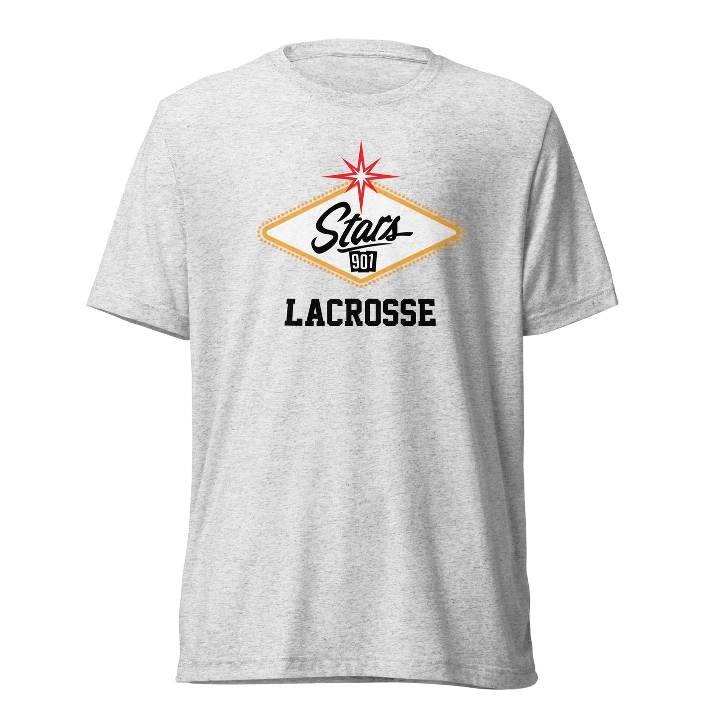 Adult Stars 901 Lacrosse Bella + Canvas Tri-Blend T-shirt
