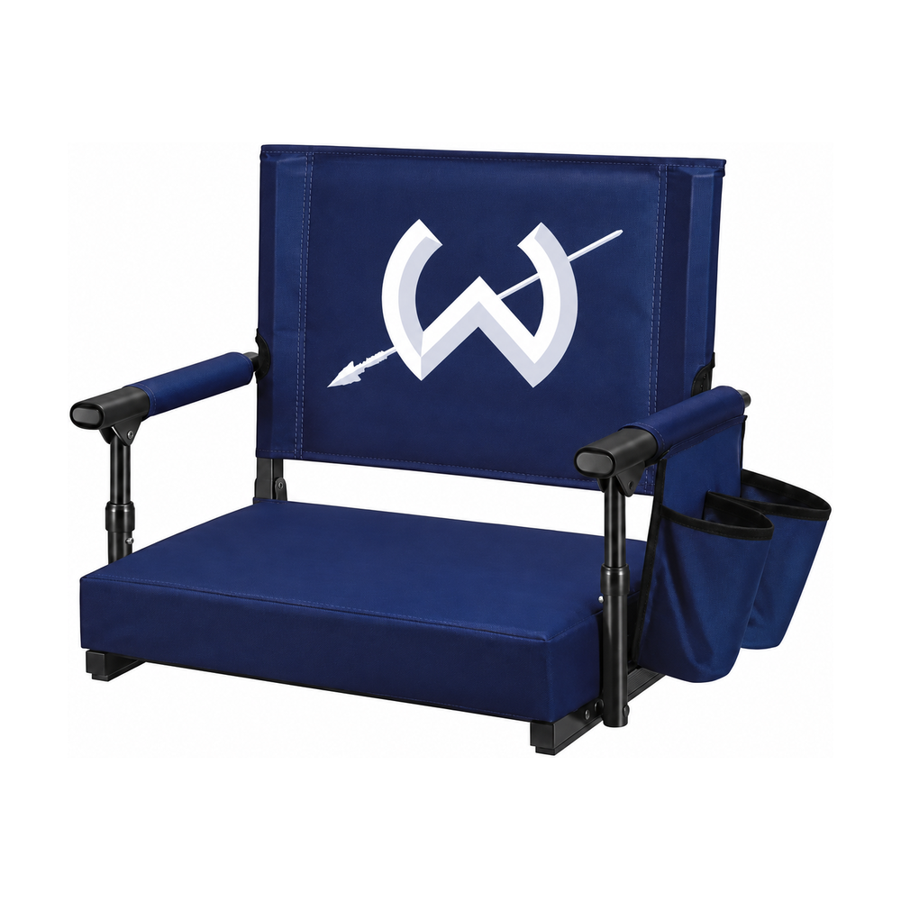 Padded Stadium Chair — approved Wilton design — Navy