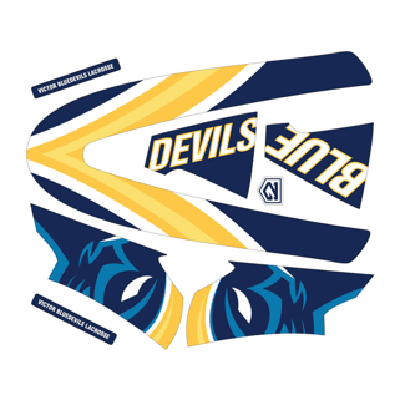 Victor Lacrosse Custom Cascade Helmet Decals
