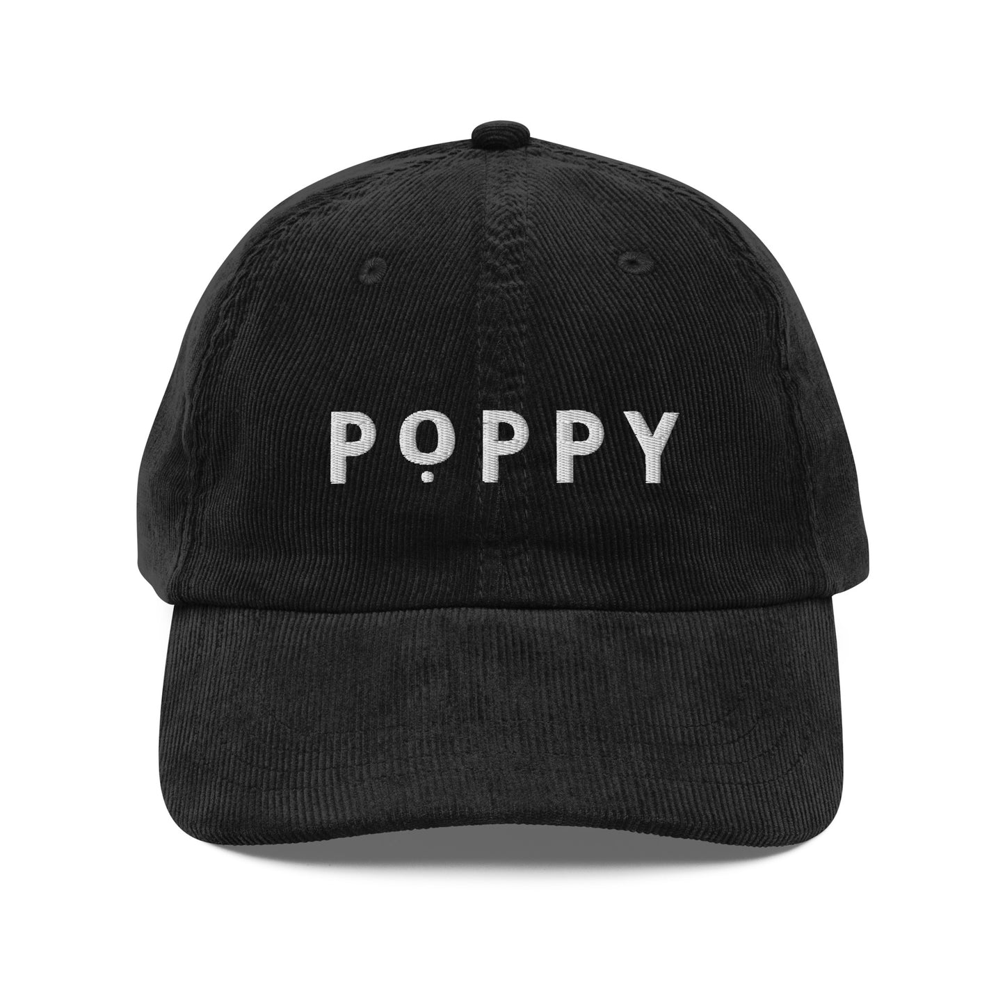 Poppy Flowers Corduroy Hat