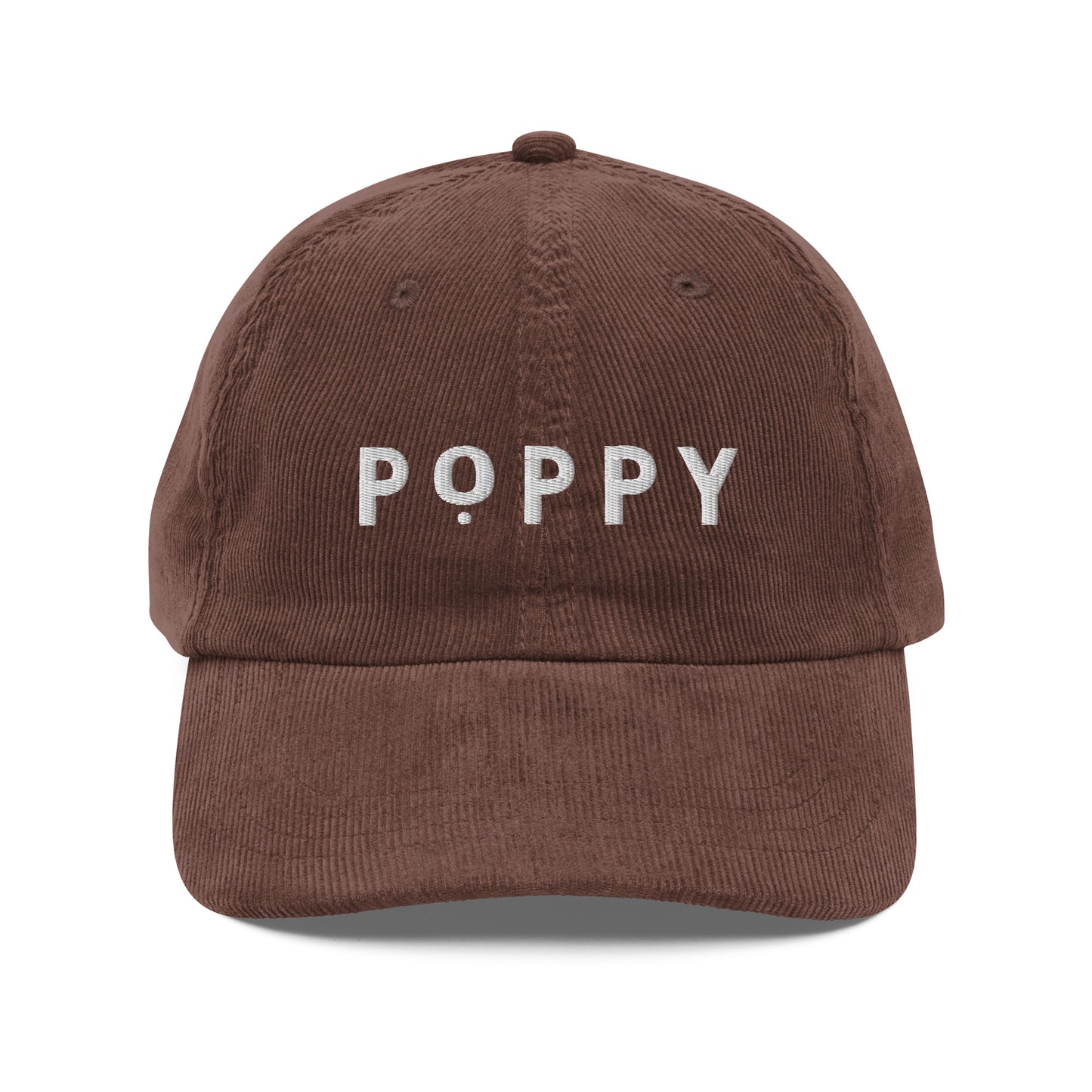 Poppy Flowers Corduroy Hat