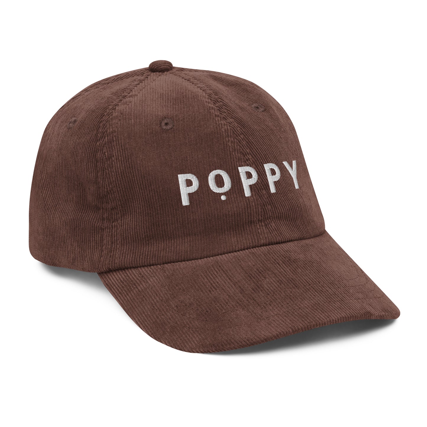 Poppy Flowers Corduroy Hat