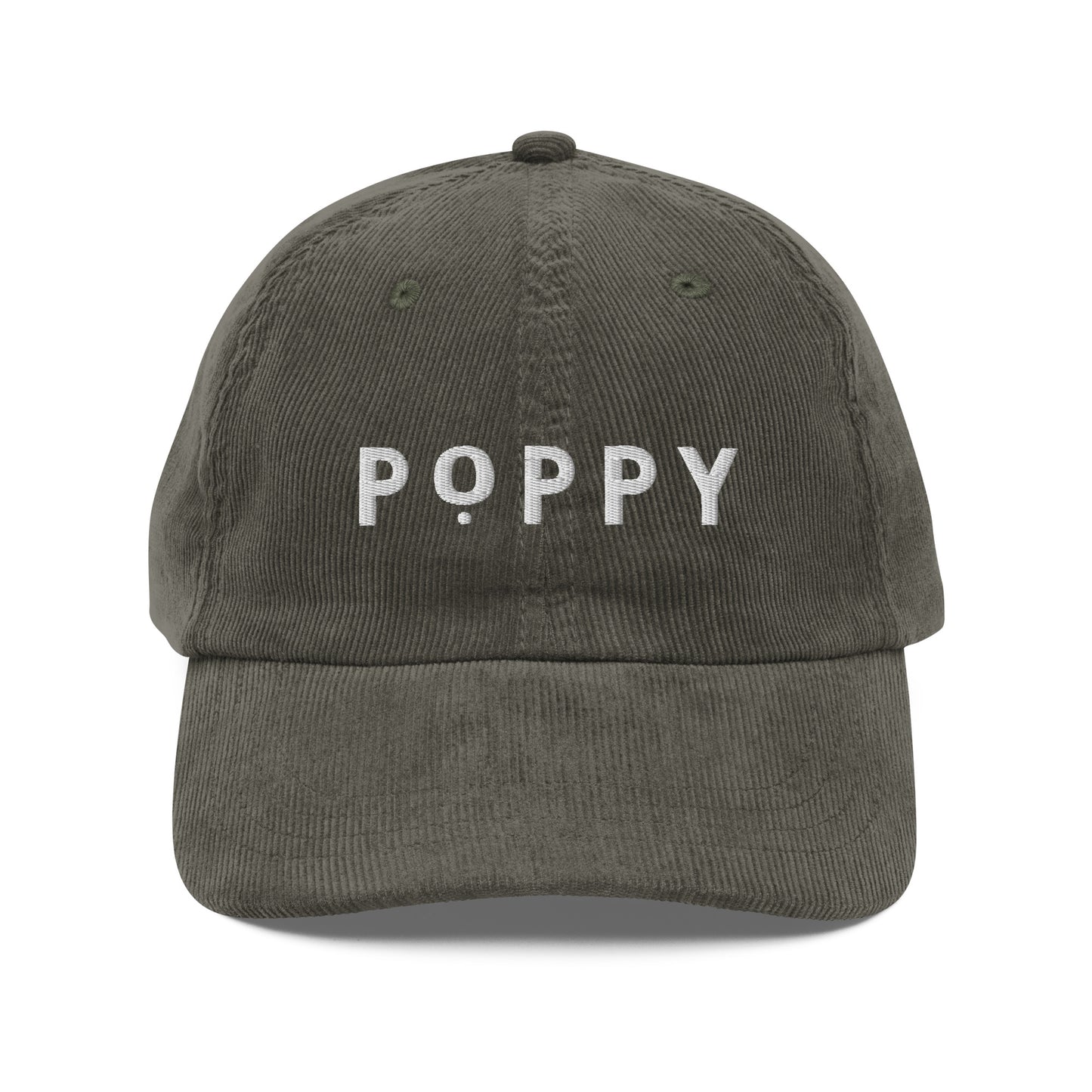Poppy Flowers Corduroy Hat