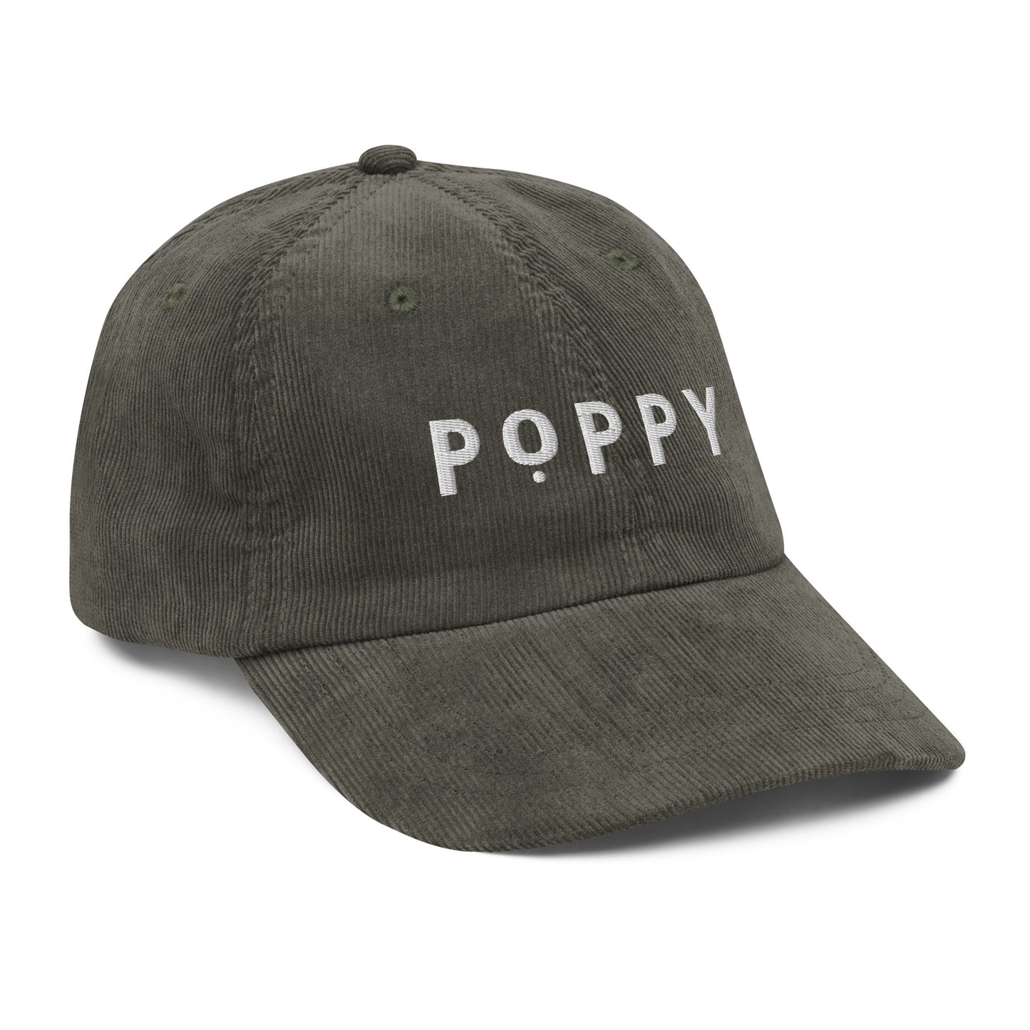 Poppy Flowers Corduroy Hat