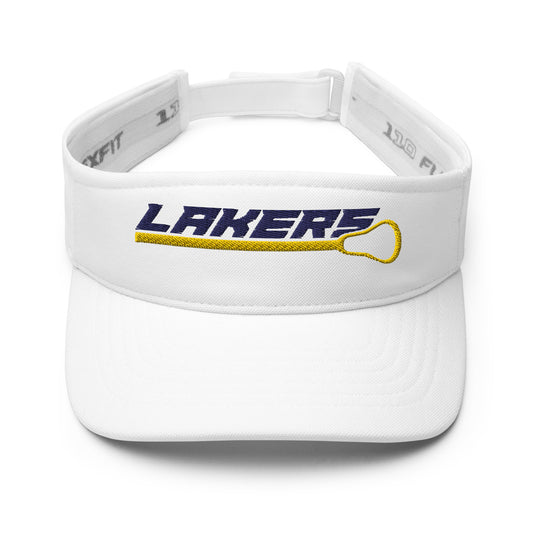 Lakers Lacrosse FlexFit Visor