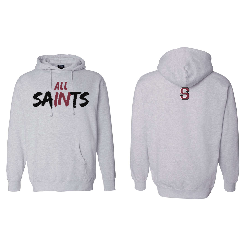 All Saints Hoodie — Adult Grey Heather