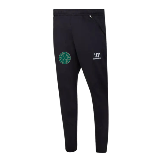 Warrior Alpha X Aspire Jogger in black with the Winter Club Hockey logo on a pure white background