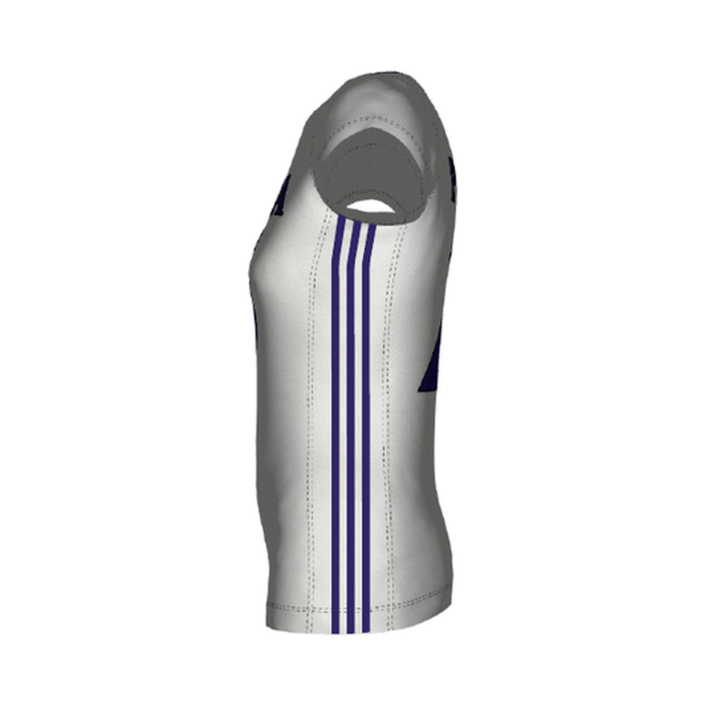 White Adidas Short Sleeve Jersey (Libero) — side view
