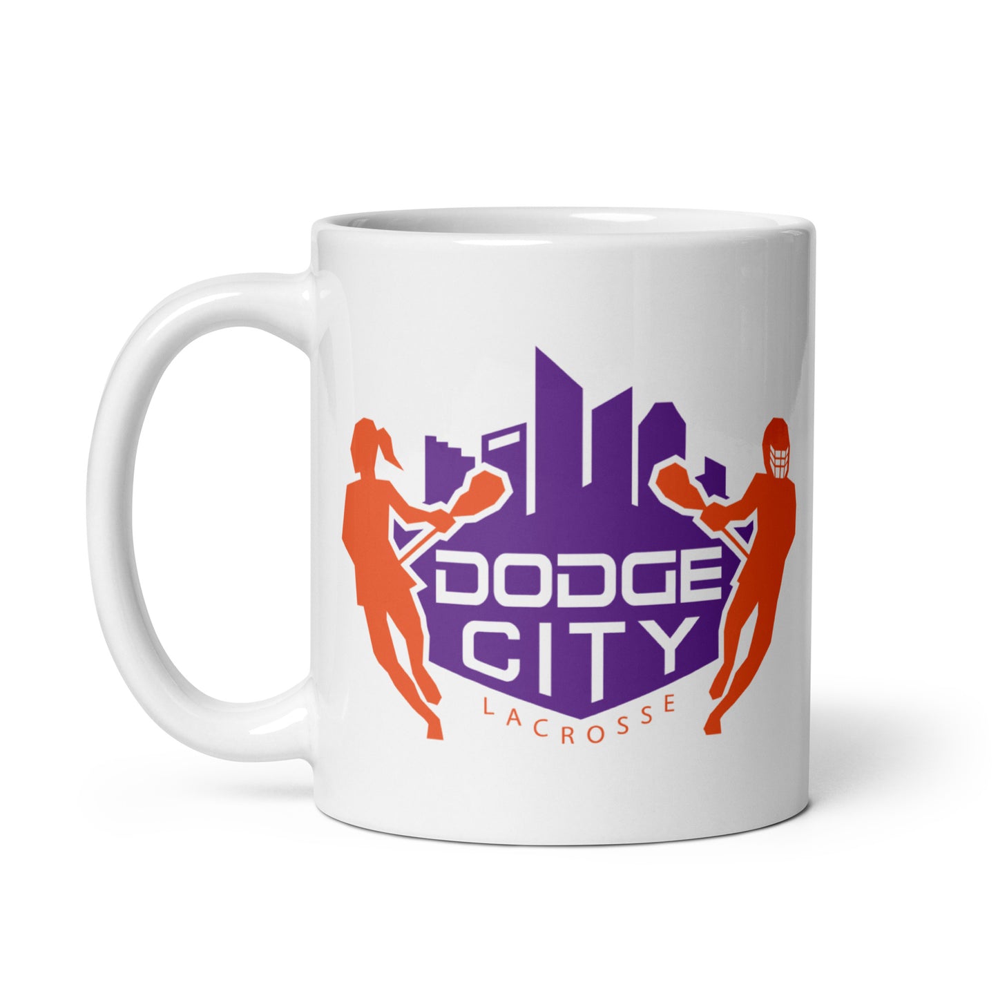 Dodge City Lacrosse Ceramic Mug