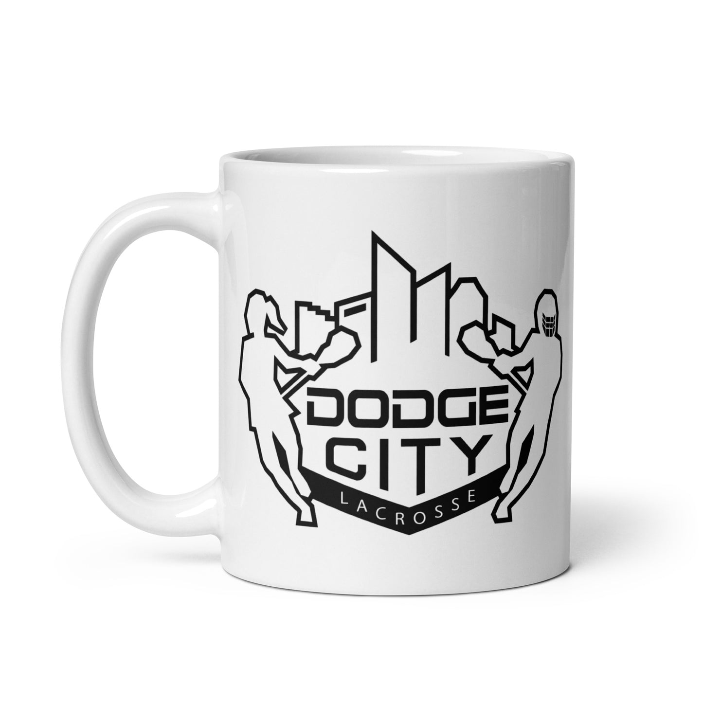 Dodge City Lacrosse Ceramic Mug