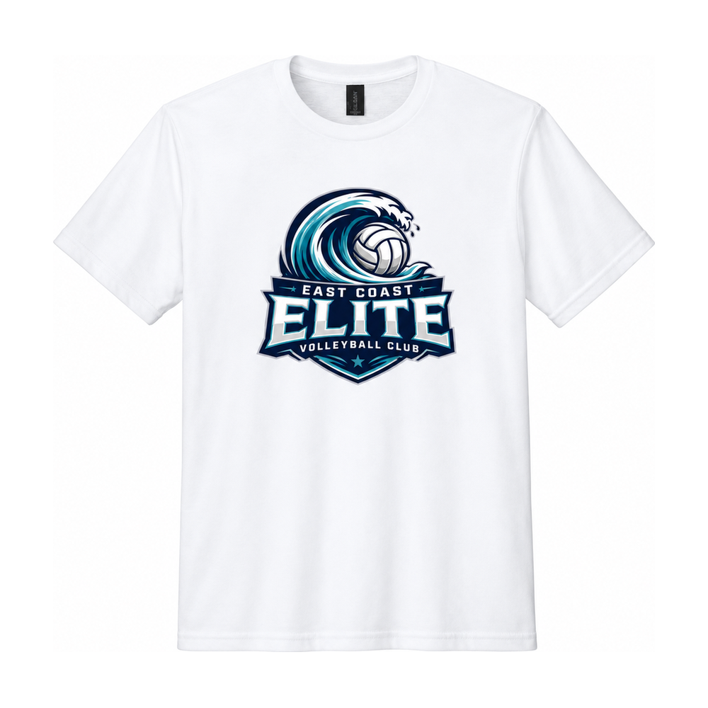 Surge Volleyball — White Softstyle T-Shirt — approved team design