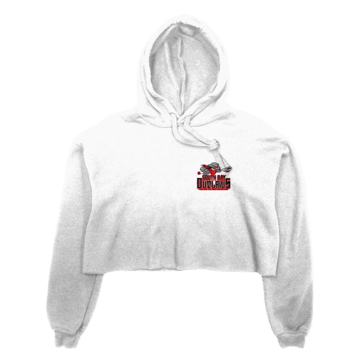 Women's South Bay Outlaws Bella + Canvas Cropped Hoodie