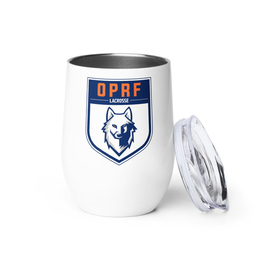 OPRF Lacrosse Stainless Steel Wine Tumbler (12oz)