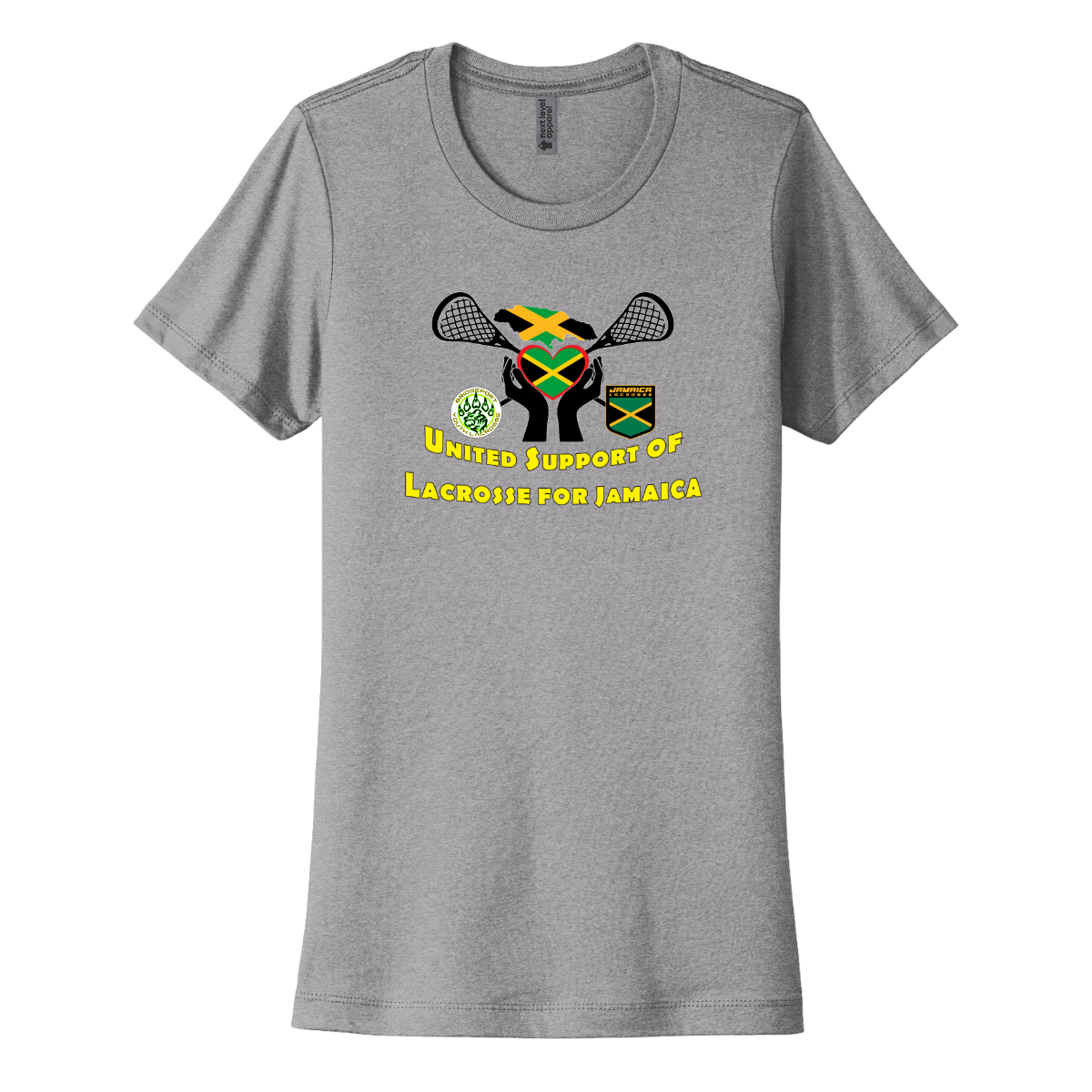 Women's Jamaica Lacrosse Next Level Ideal T-Shirt