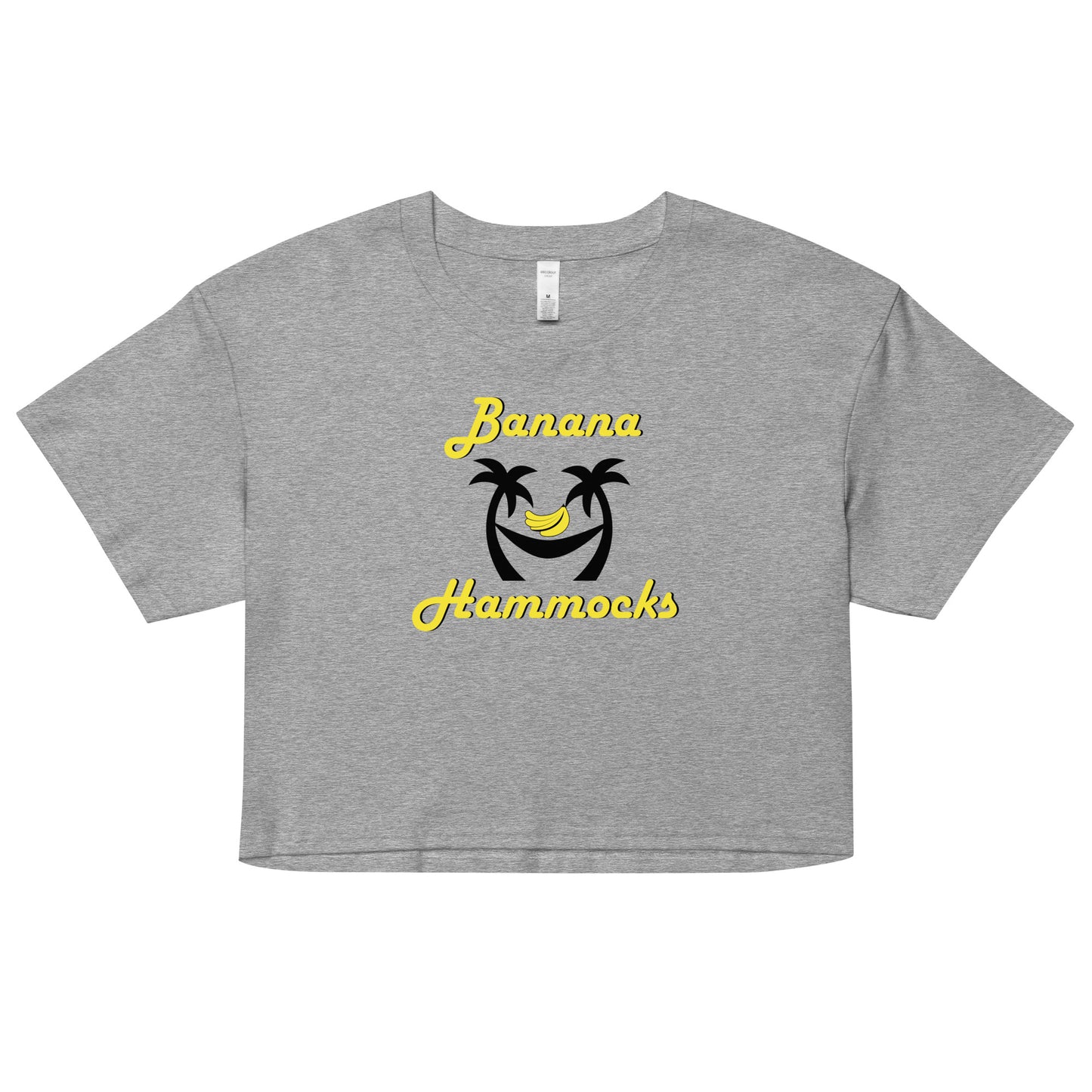 Women’s Banana Hammocks AS Colour Crop Top