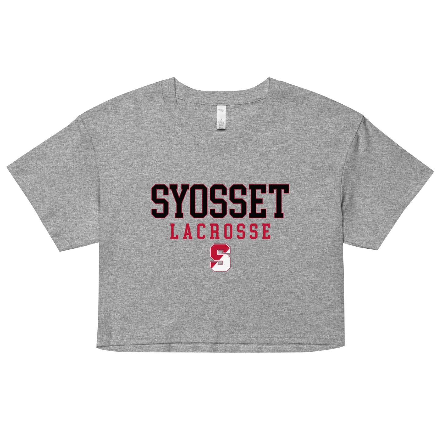 Women’s Syosset Lacrosse AS Colour Crop Tee