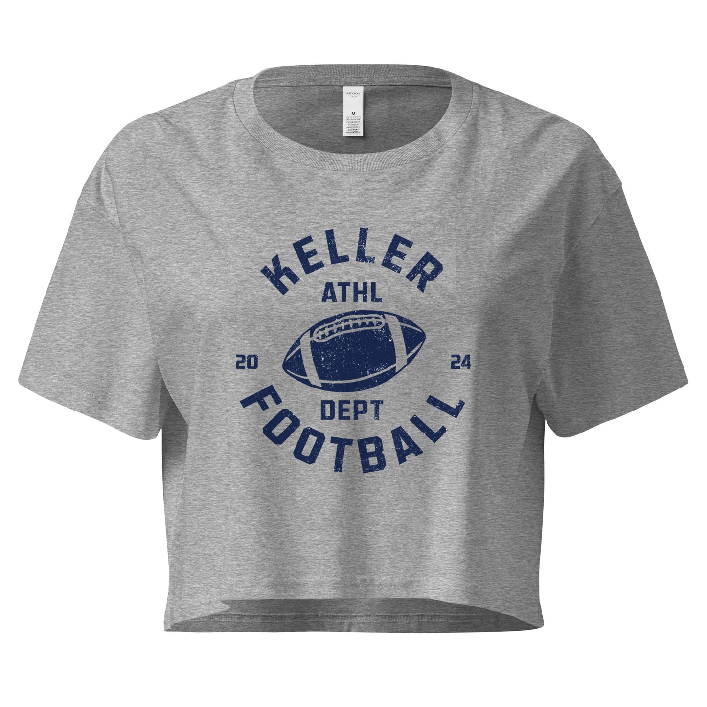 Women's Keller Football AS Colour Crop Top