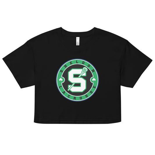 Women's Sheldon Boys and Girls Lacrosse AS Colour Crop Top