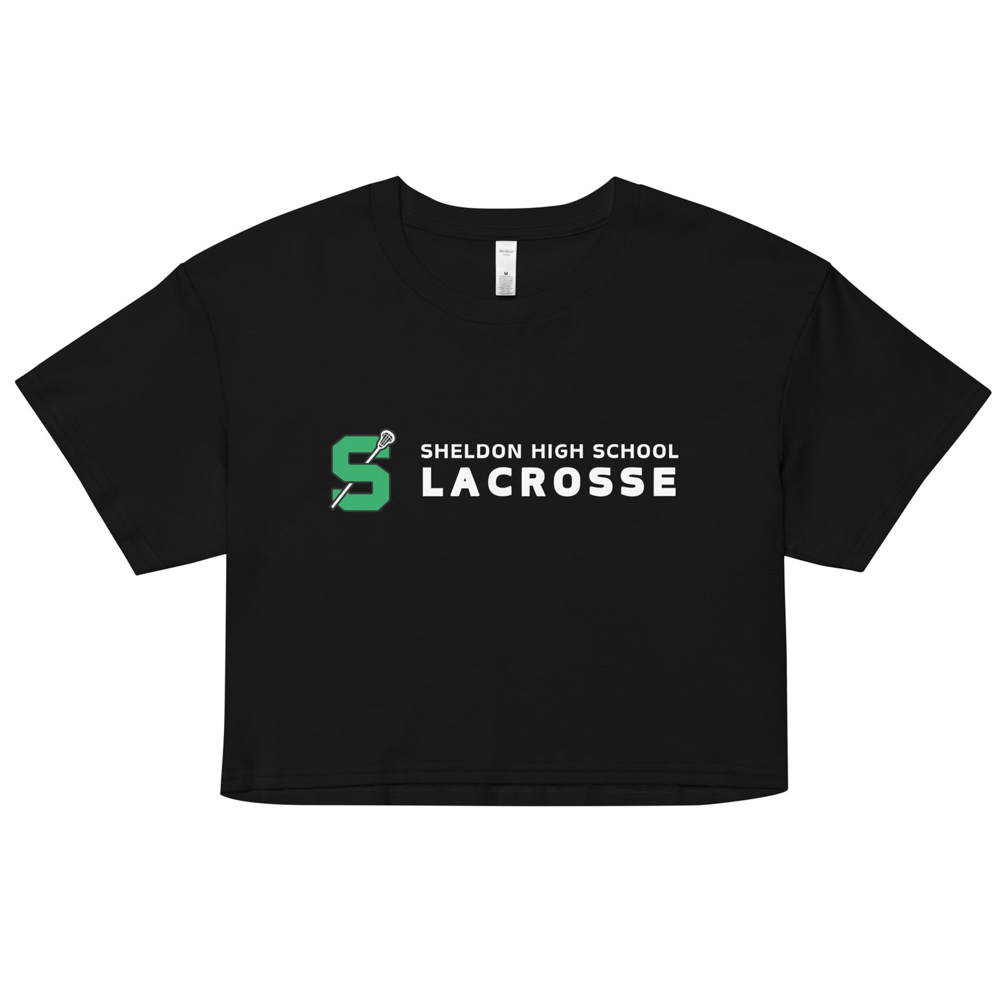 Women's Sheldon Boys and Girls Lacrosse AS Colour Crop Top