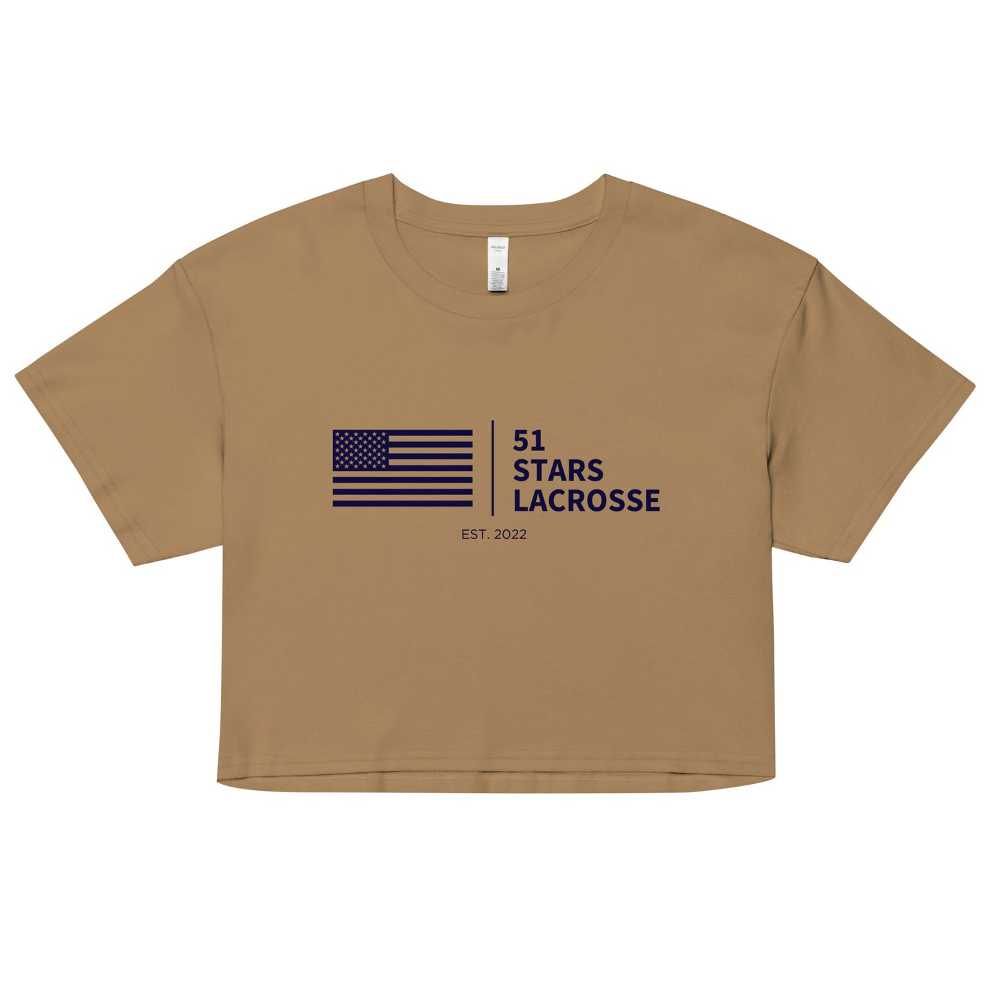 Women's 51 Stars Lacrosse AS Colour Crop Top